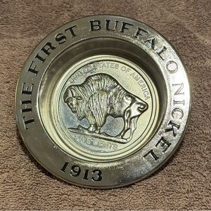 Avon’s Clint Soap For Men with Buffalo Nickel Silver-tone Soap Dish